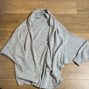 Cozy Oversized Gray Women's Sweater